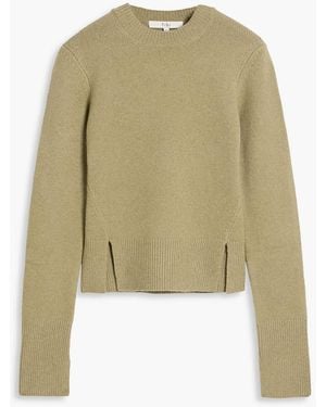 Tibi Cashmere-Blend Sweater - Green