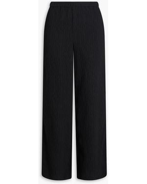 By Malene Birger Darja Woven Wide-Leg Trousers - Black