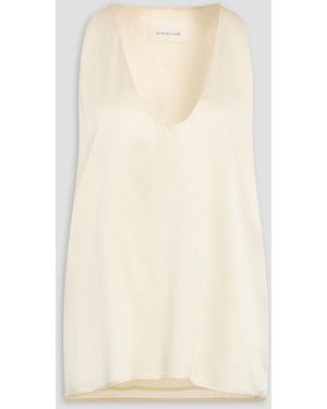 ARMARIUM Stretch-Silk Tank - Natural
