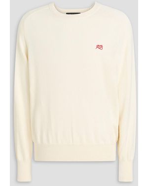 Rag & Bone Pullover aus baumwolle mit stickereien - Natur