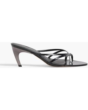 Coperni Embellished Leather Mules - Black