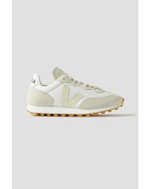 Veja Rio Branco Leather-Trimmed Suede And Mesh Trainers - White