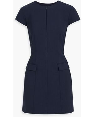 Theory Wool-Blend Mini Dress - Blue