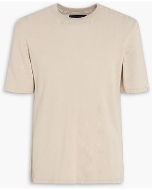 Rag & Bone Harvey Cotton-Blend T-Shirt - Natural