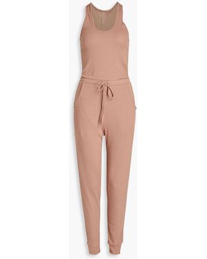 Commando Luxury Ribbed Jersey Jumpsuit - Multicolor