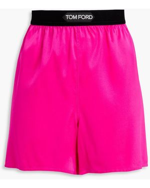 Tom Ford Shorts aus satin aus stretch-seide - Pink