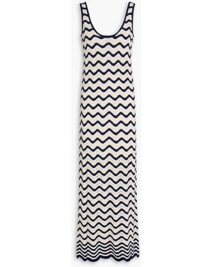 Zimmermann Crochet-knit Cotton Maxi Dress - White