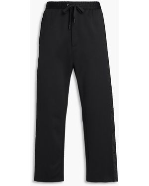 Dolce & Gabbana Cotton-Blend Jersey Joggers - Black