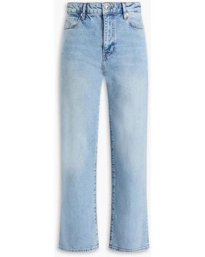 FRAME The Wide High-Rise Wide-Leg Jeans - Blue