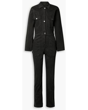 Rivet Utility Powerhouse Denim Jumpsuit - Black