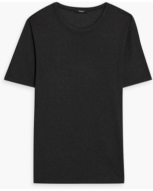 Theory Essential Modal-Blend Jersey T-Shirt - Black