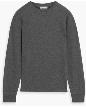 FRAME Cotton-Jersey T-Shirt - Gray