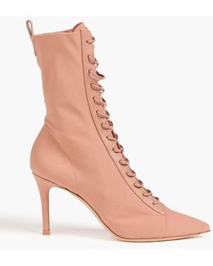 Gianvito Rossi Osaka Ponte Ankle Boots - Pink