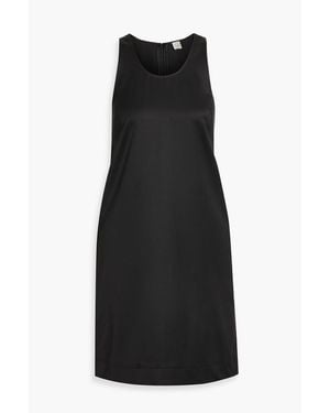 TOTEME Satin Mini Dress - Black