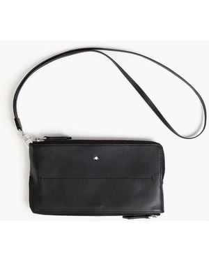 Montblanc Leather Phone Pouch - Black