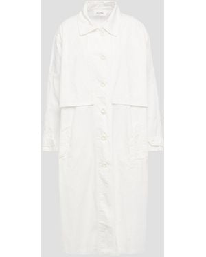 American Vintage Oversized Cotton Coat - White