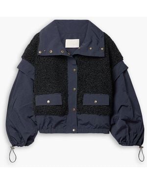 Ulla Johnson Aidan Shell And Fleece Jacket - Blue