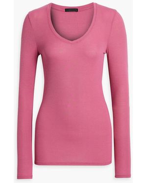 ATM Oberteil aus jersey aus stretch-modal - Pink