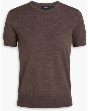 Theory Wool Top - Brown