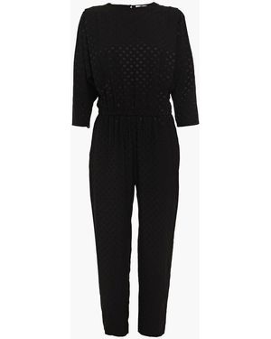 Paul Smith Satin-jacquard Jumpsuit - Black