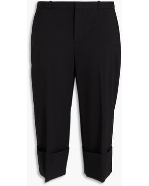 Vince Crepe Capri Trousers - Black