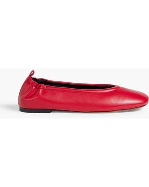 3.1 Phillip Lim Id Leather Ballet Flats - Red