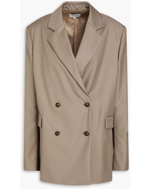 Loulou de Saison Donauld Double-Breasted Wool-Twill Blazer - Natural