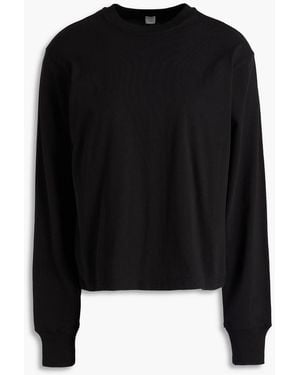 TOTEME Cotton-jersey Top - Black