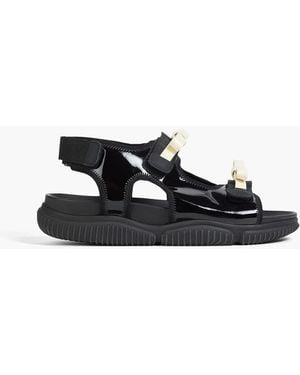 Cecilie Bahnsen Valeria Bow-Detailed Slingback Sandals - Black