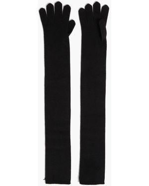 Max Mara Sfilata Cashmere Gloves - Black