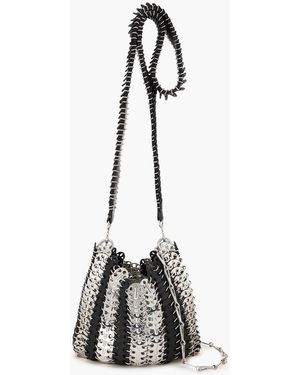 Rabanne 1969 Chainmail And Leather Cross-Body Bag - Black