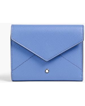 Montblanc Sartorial Textured-Leather Wallet - Blue
