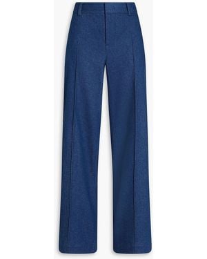 Vince High-Rise Wide-Leg Jeans - Blue
