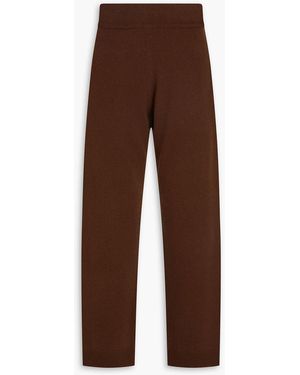 Entire studios Wool And Cashmere-blend Trousers - Brown