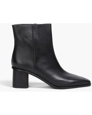 Vince Gema Leather Ankle Boots - Black