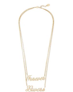 Red(V) Tone Necklace - White