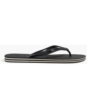 Frescobol Carioca Fabio Rubber Flip Flops - Black