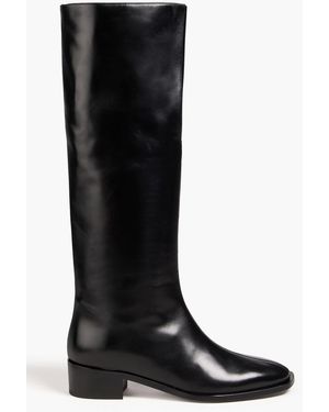 Peter Do Leather Knee Boots - Black
