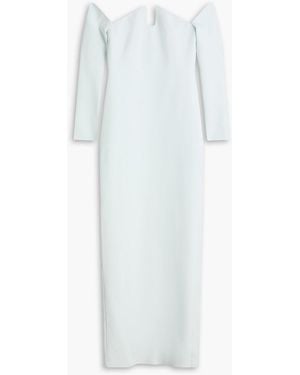 Safiyaa Bessy Crepe Gown - White