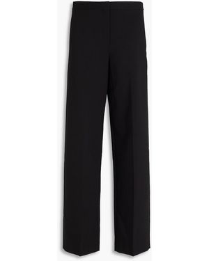 Theory Woven Straight-Leg Trousers - Black