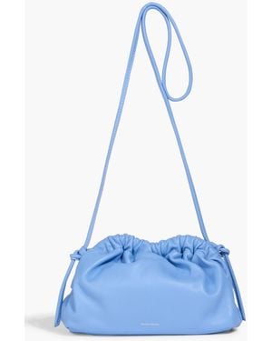 Mansur Gavriel Mini Cloud Leather Clutch - Blue