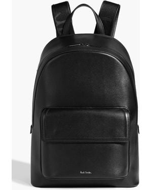 Paul Smith Leather Backpack - Black