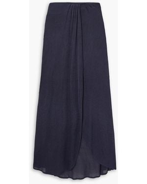 Savannah Morrow Birdie Bamboo Maxi Skirt - Blue