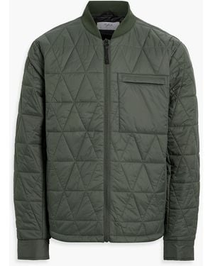 Aztech Mountain Corkscrew Quilted Padded Shell Jacket - Green
