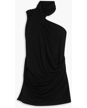 Entire studios Oberteil aus stretch-jersey mit twist-detail - Schwarz