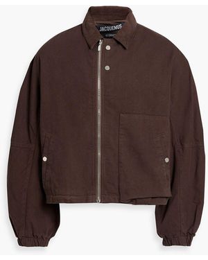 Jacquemus Trivela Cotton Jacket - Brown