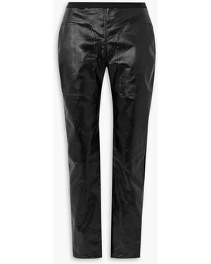 Rick Owens Coated Low-rise Skinny Jeans - Black