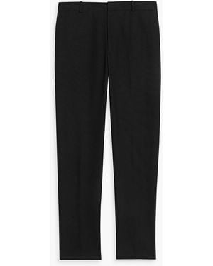 McQueen Tapered Cotton Pants - Black