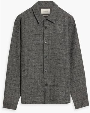 FRAME Tweed Overshirt - Gray
