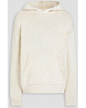 FRAME Cotton-blend Hoodie - White